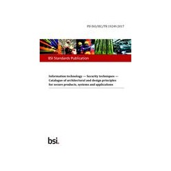 BS PD ISO/IEC/TR 19249:2017