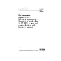 BS PD ISO/TR 14049:2000