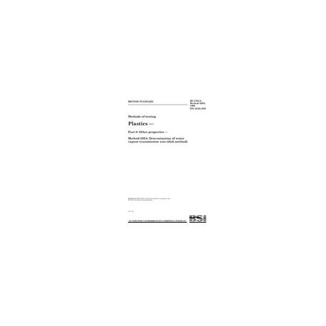 BS 2782-8:METHOD 820A:1996