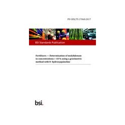 BS PD CEN/TS 17060:2017