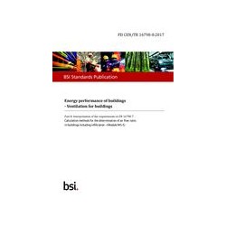 BS PD CEN/TR 16798-8:2017