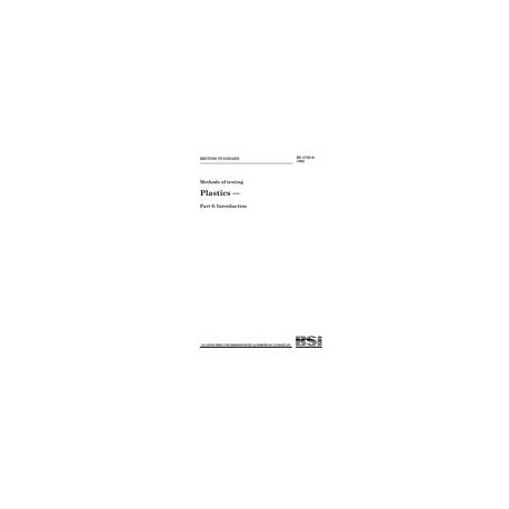 BS 2782-0:1995