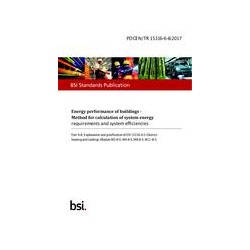 BS PD CEN/TR 15316-6-8:2017