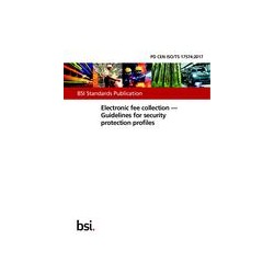 BS PD CEN ISO/TS 17574:2017