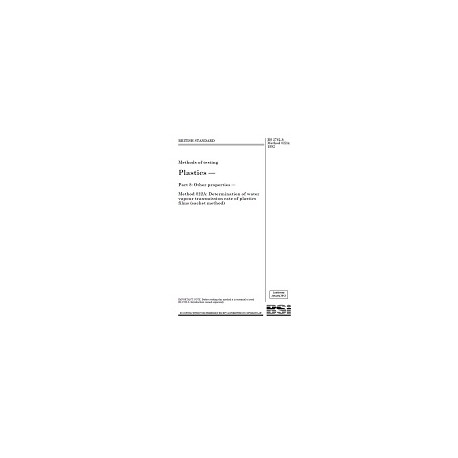 BS 2782-8:METHOD 822A:1992