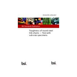 BS PD ISO/TR 21704:2017