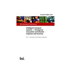 BS PD ISO/TR 19083-1:2016