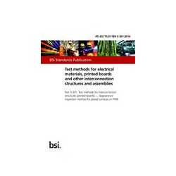 BS PD IEC/TS 61189-3-301:2016