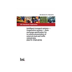 BS PD CEN ISO/TS 17425:2016