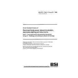 BS 4727-5:GROUP 01:1985