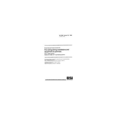 BS 5306-5.2:1984