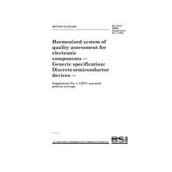 BS CECC 50000:SUPPLEMENT NO. 1:1983