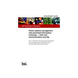 BS PD IEC/TR 62351-12:2016