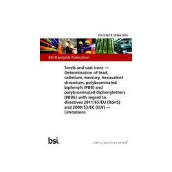 BS PD CEN/TR 10364:2016