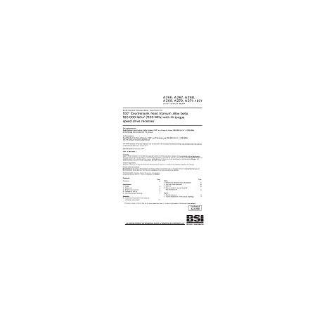 BS A 266; A 267 [...]:1977