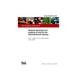 BS PD IEC/TR 62474-1:2015
