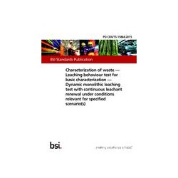 BS PD CEN/TS 15864:2015