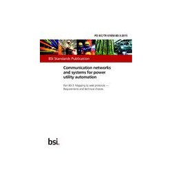 BS PD IEC/TR 61850-80-3:2015