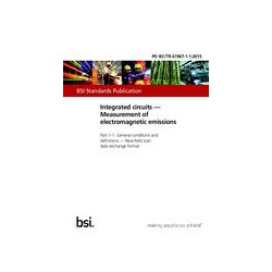 BS PD IEC/TR 61967-1-1:2015