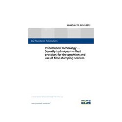 BS PD ISO/IEC TR 29149:2012