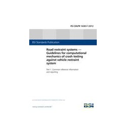 BS PD CEN/TR 16303-1:2012