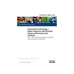 BS PD ISO/IEC TR 18047-7:2010