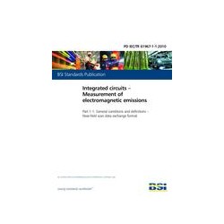 BS PD IEC/TR 61967-1-1:2010