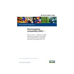 BS DD IEC/TS 61000-3-5:2009
