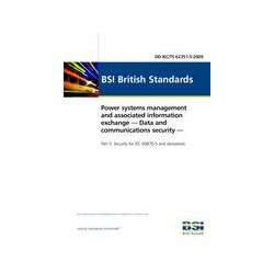 BS DD IEC/TS 62351-5:2009