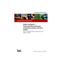 BS PD CEN/TS 16794-1:2015