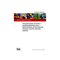 BS PD CEN/TS 16660:2015