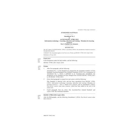 AS ISO/IEC 19788.2:2013 Amd 1:2018