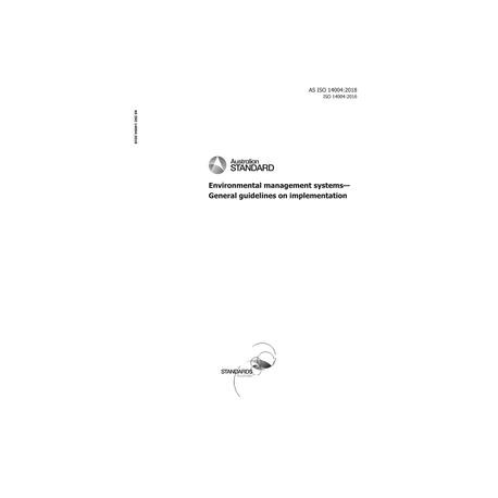 AS ISO 14004:2018