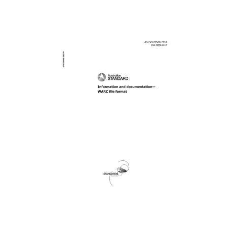 AS ISO 28500:2018