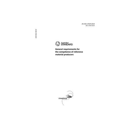 AS ISO 17034:2018