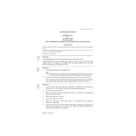 AS 5388.1-2012 Amd 1:2017