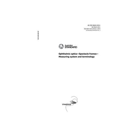 AS ISO 8624 Amd 1:2017