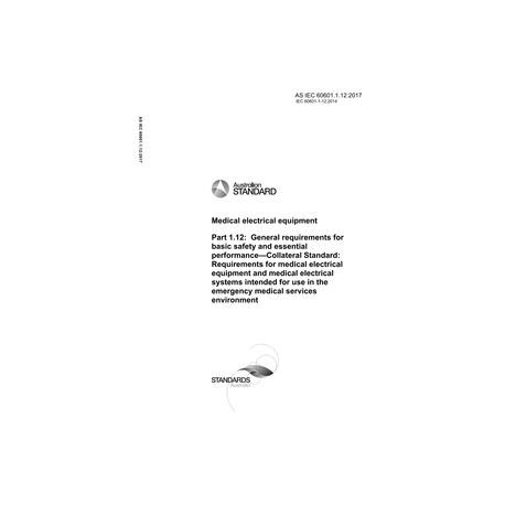AS IEC 60601.1.12:2017