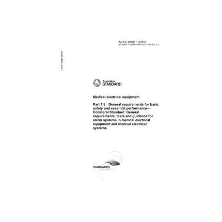 AS IEC 60601.1.8:2017