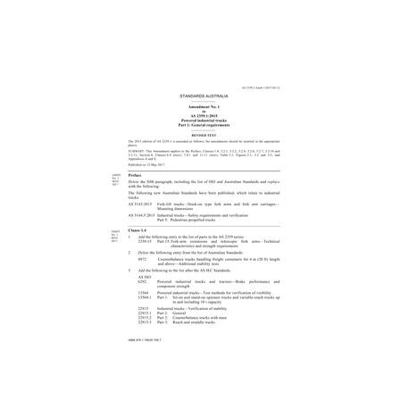 AS 2359.1:2015 Amd 1:2017