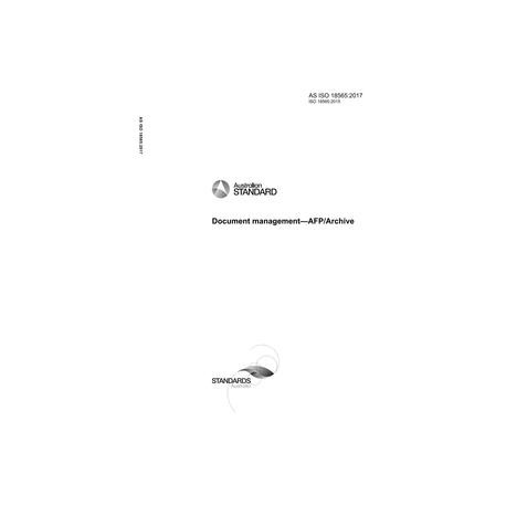 AS ISO 18565:2017