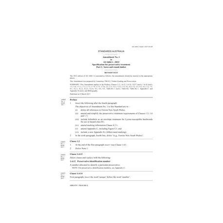 AS 1604.1:2012 Amd 1:2017