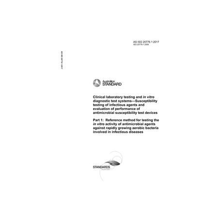 AS ISO 20776.1:2017