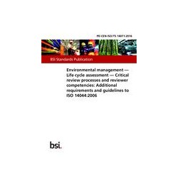 BS PD CEN ISO/TS 14071:2016