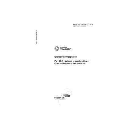 AS ISO/IEC 80079.20.2:2016