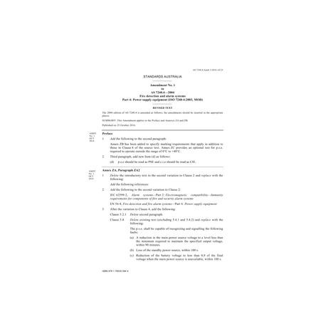 AS 7240.4-2004 Amd 1:2016