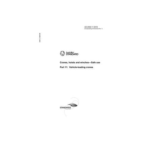 AS 2550.11:2016