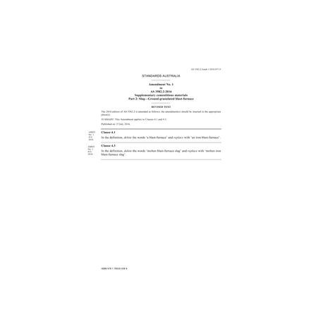 AS 3582.2:2016 Amd 1:2016