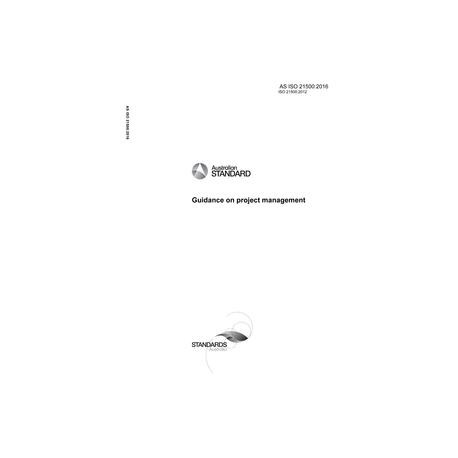 AS ISO 21500:2016