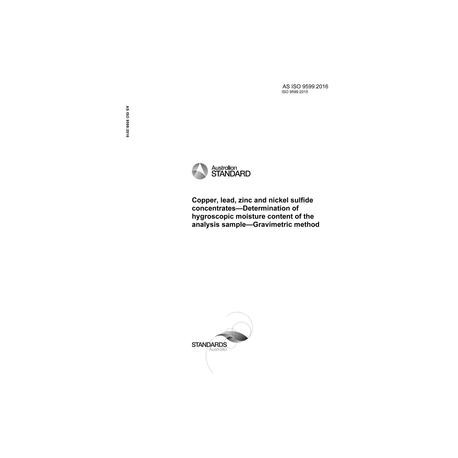 AS ISO 9599:2016